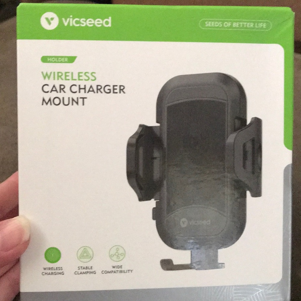VICSEED WIRELESS RAPID CAR CHARGER MOUNT